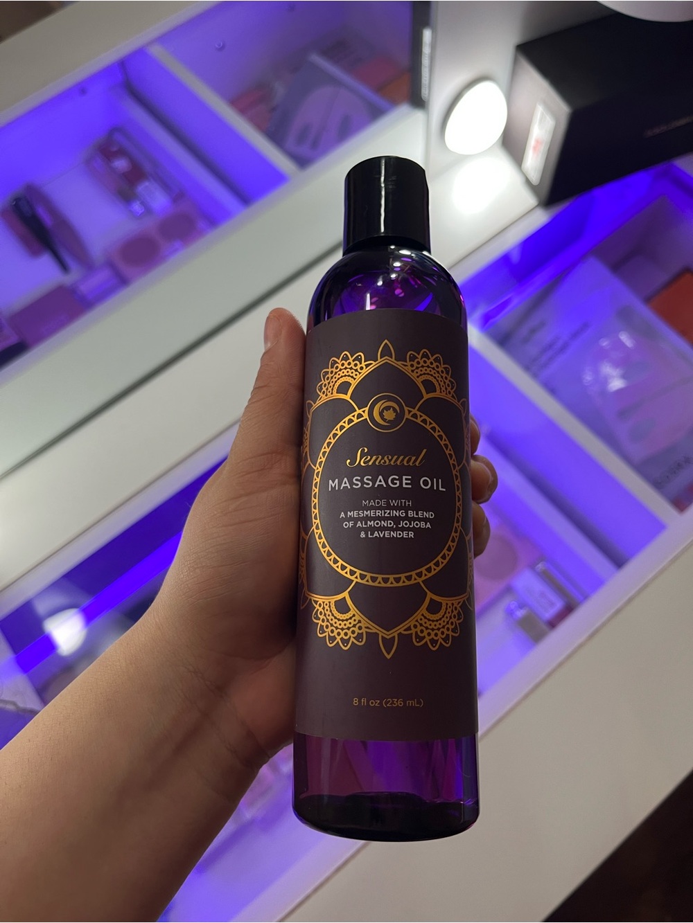 Sensual Massage Oil — Purple